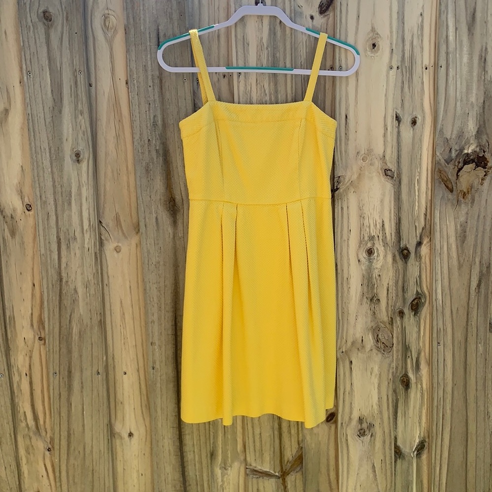 yellow loft dress